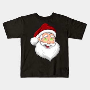 Santa Claus got high Kids T-Shirt